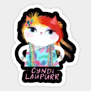 Cyndi Laupurr Sticker